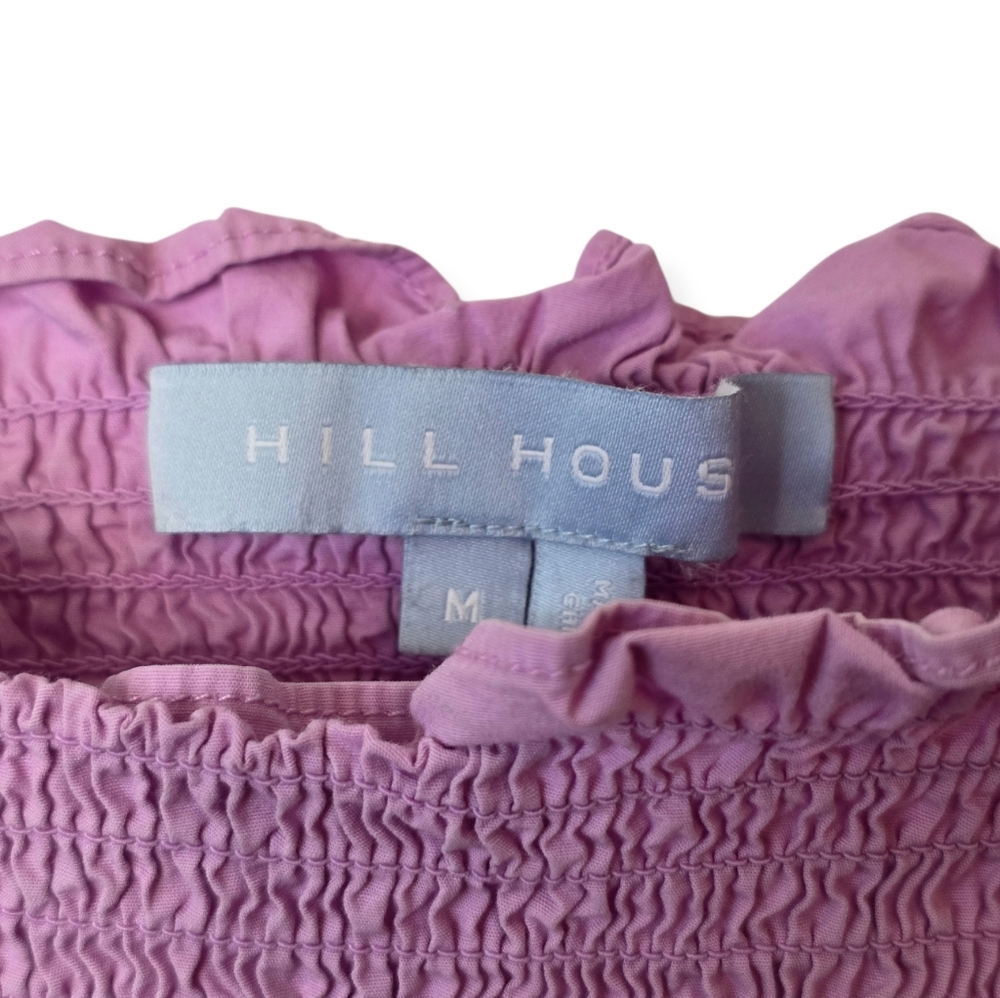 Hill House The Elizabeth Nap Dress in Lilac Sky Poplin Medium - Picture 6 of 12